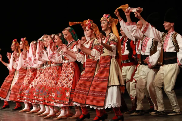 Sofya Bulgaristan Mayıs 2018 Geleneksel Folklor Kostümlü Insanlar Bulgaristan Sofya — Stok fotoğraf