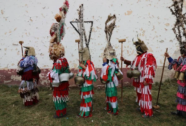 Zemen Bulgarien März 2019 Maskenfestival Surva Zemen Bulgarien Menschen Mit — Stockfoto