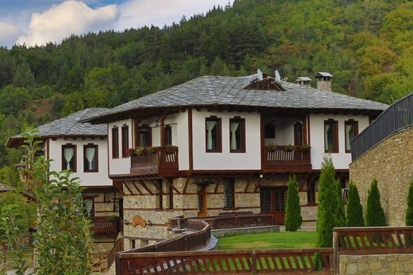 Summer Time Village Leshten Bulgaria Stone Houses Bulgaria Europe Village — 스톡 사진