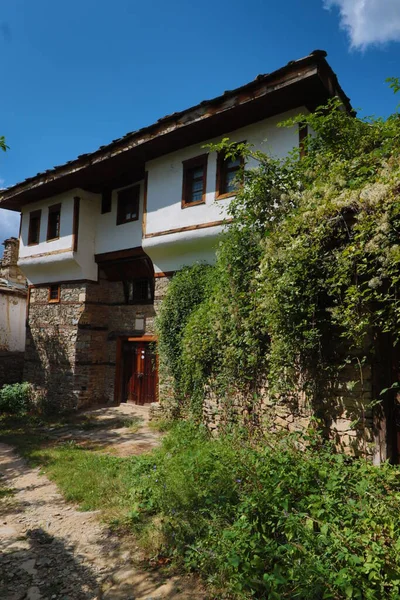 Summer Time Village Leshten Bulgaria Stone Houses Bulgaria Europe Village — Zdjęcie stockowe