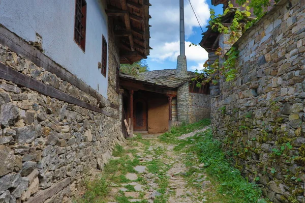 Casas Antiguas Reserva Cultural Histórica Del Pueblo Dolen Bulgaria Dolen —  Fotos de Stock