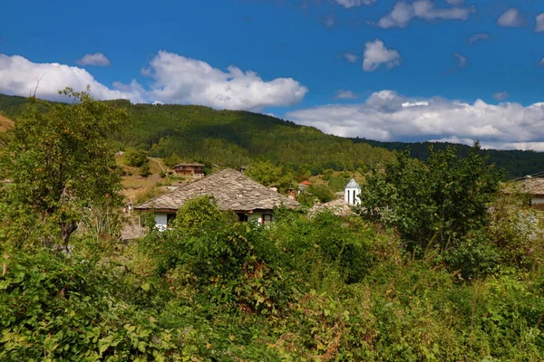 Casas Antigas Reserva Cultural Histórica Vila Dolen Bulgária Dolen Famosa — Fotografia de Stock