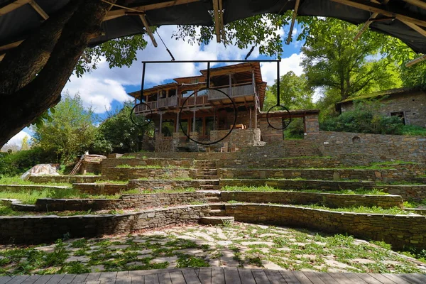 Casas Antigas Reserva Cultural Histórica Vila Dolen Bulgária Dolen Famosa — Fotografia de Stock