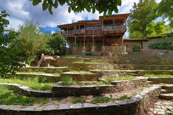 Casas Antigas Reserva Cultural Histórica Vila Dolen Bulgária Dolen Famosa — Fotografia de Stock