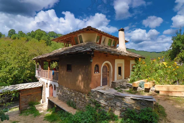 Casas Antiguas Reserva Cultural Histórica Del Pueblo Dolen Bulgaria Dolen — Foto de Stock