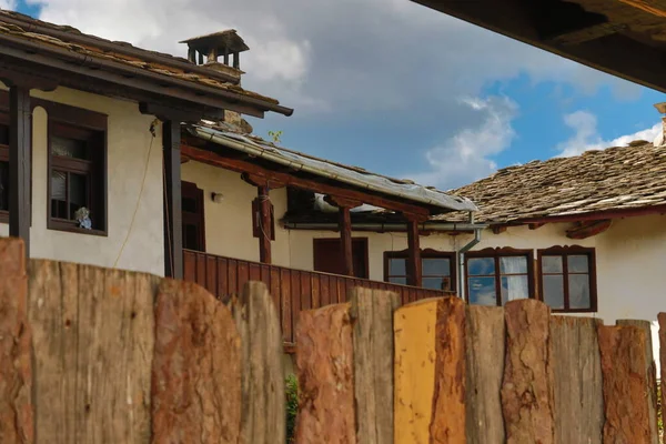 Casas Antiguas Reserva Cultural Histórica Del Pueblo Dolen Bulgaria Dolen —  Fotos de Stock