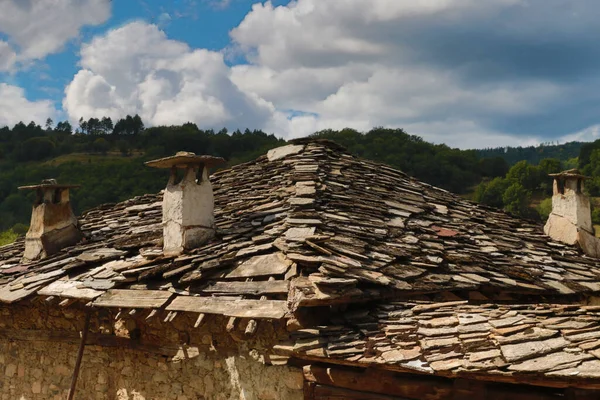 Casas Antiguas Reserva Cultural Histórica Del Pueblo Dolen Bulgaria Dolen — Foto de Stock