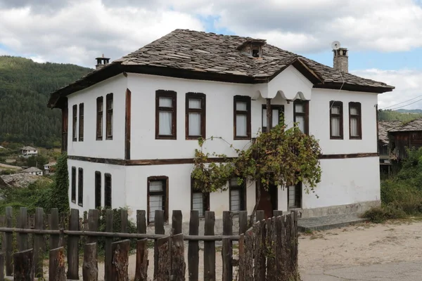 Casas Antigas Reserva Cultural Histórica Vila Dolen Bulgária Dolen Famosa — Fotografia de Stock