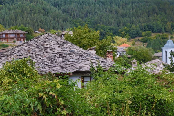 Oude Huizen Het Historische Cultuurreservaat Van Het Dorp Dolen Bulgarije — Stockfoto