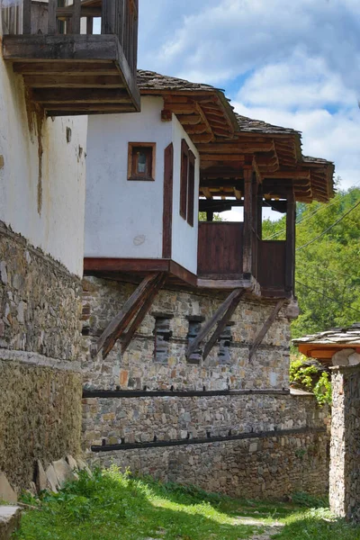 Casas Antigas Reserva Cultural Histórica Vila Dolen Bulgária Dolen Famosa — Fotografia de Stock