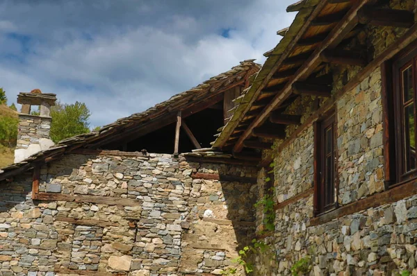 Casas Antigas Reserva Cultural Histórica Vila Dolen Bulgária Dolen Famosa — Fotografia de Stock