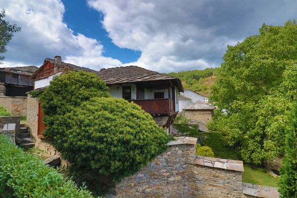 Casas Antigas Reserva Cultural Histórica Vila Dolen Bulgária Dolen Famosa — Fotografia de Stock