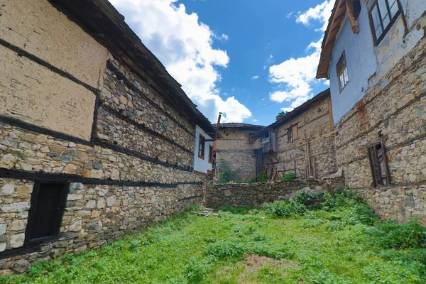 Casas Antigas Reserva Cultural Histórica Vila Dolen Bulgária Dolen Famosa — Fotografia de Stock