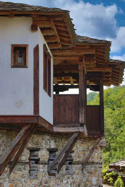 Casas Antigas Reserva Cultural Histórica Vila Dolen Bulgária Dolen Famosa — Fotografia de Stock