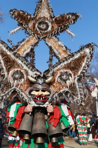 Перник Болгария Января 2019 Года Маскарад Фестиваль Сурва Пернике Болгария — стоковое фото