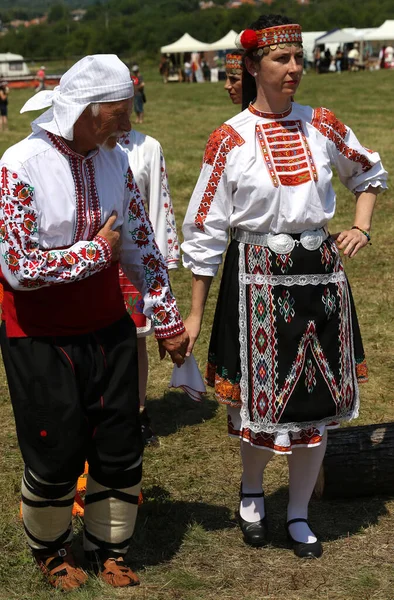 Arbanassi Bulgaria July 2017 People Traditional Folklore Costumes National Folklore — Stock Photo, Image