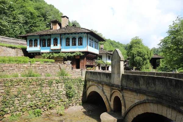 Haus Ethnographischen Freilichtmuseum Etar Gleichnamigen Bezirk Von Gabrovo Bulgarien Ist — Stockfoto