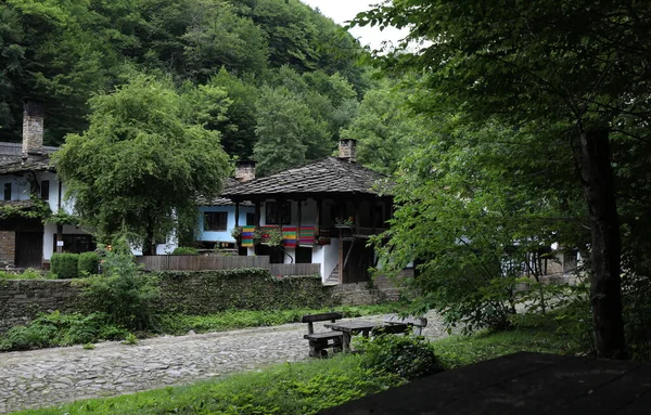 Casa Nel Museo Etnografico All Aperto Etar Nell Omonimo Distretto — Foto Stock