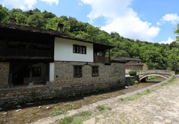 Huis Het Etnografisch Openluchtmuseum Etar Gelijknamige Wijk Gabrovo Bulgarije Het — Stockfoto