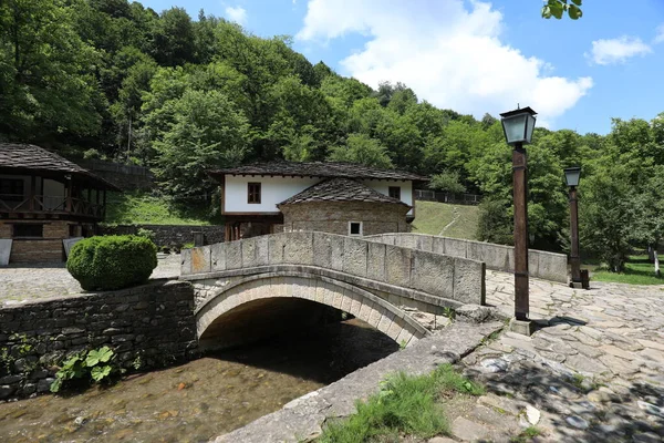 Huis Het Etnografisch Openluchtmuseum Etar Gelijknamige Wijk Gabrovo Bulgarije Het — Stockfoto