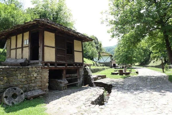 Haus Ethnographischen Freilichtmuseum Etar Gleichnamigen Bezirk Von Gabrovo Bulgarien Ist — Stockfoto