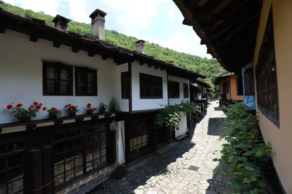 Huis Het Etnografisch Openluchtmuseum Etar Gelijknamige Wijk Gabrovo Bulgarije Het — Stockfoto