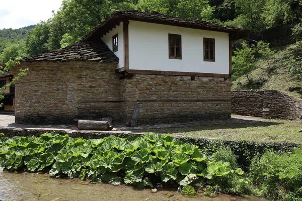 Huis Het Etnografisch Openluchtmuseum Etar Gelijknamige Wijk Gabrovo Bulgarije Het — Stockfoto