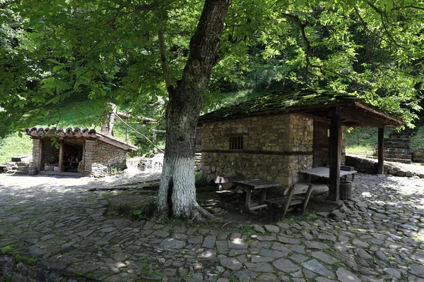 Будинок Етнографічному Музеї Просто Неба Етар Однойменному Районі Габрово Болгарія — стокове фото