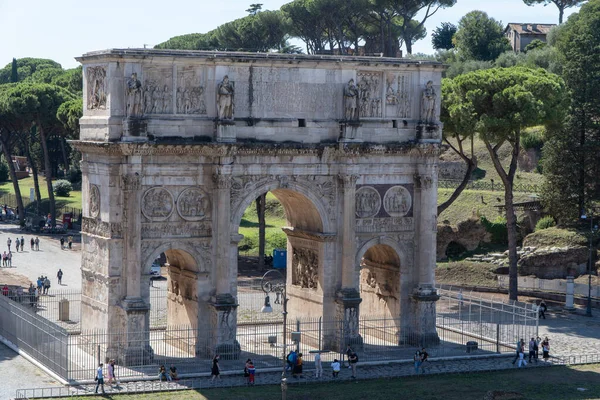 Rome Italy September 2020 Photo Top Arc Triomphe — Stock Photo, Image