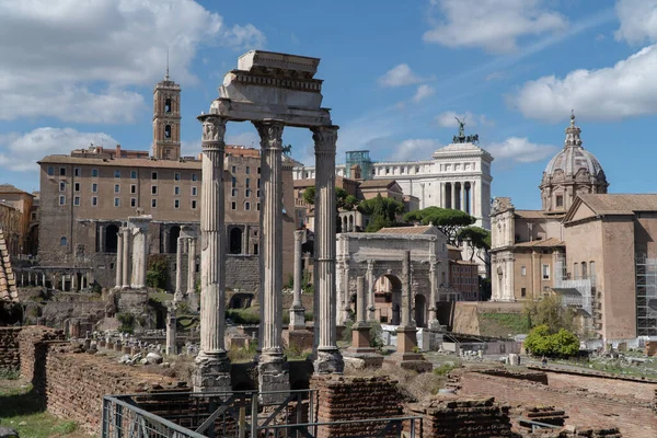 Рим Италия Сентября 2020 Фото Римских Руин — стоковое фото