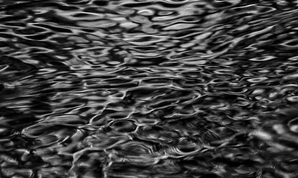 High Contrast Fluid Textured Pattern Black White — Stock Photo, Image