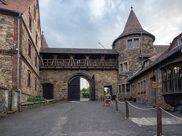 Czocha Poland August 2019 View Main Gate Outer Bastion Castle — Stock Photo, Image