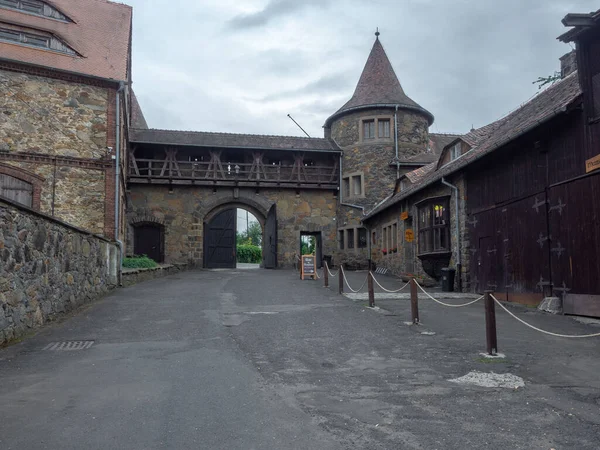 Czocha Poland July 2019 View Main Bailey Outer Walls Castle — Stock Photo, Image