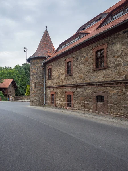 Czocha Polonya Temmuz 2019 Ana Girişe Giden Yoldan Czocha Kalesi — Stok fotoğraf