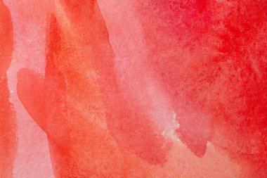 Kağıt dokusunda kırmızı suluboya boya, arkaplan tasarımı, elle boyanmış element