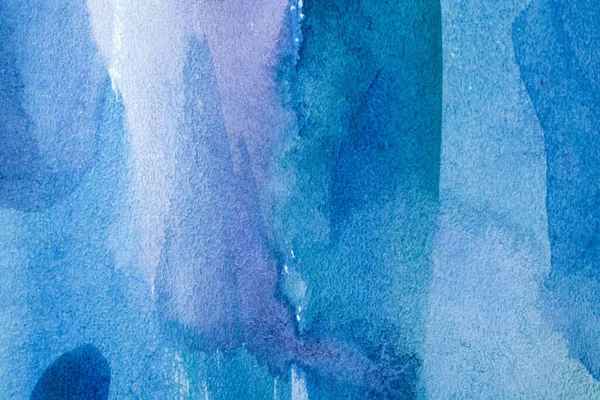 Kağıt dokusunda mavi suluboya, arkaplan tasarımı, elle boyanmış element