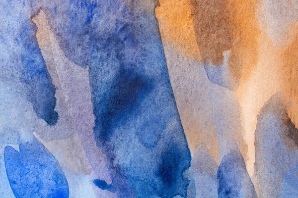 Soyut suluboya resim arka planı, doku arkaplanı. Dekoratif kahverengi duvar kağıdı. Koyu kağıdın yapısı.