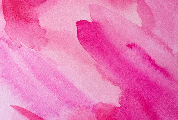 Magenta Kağıt Doku. Arka plan, pembe suluboya el çizimi