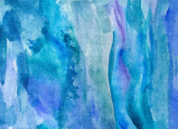 Soyut El, ıslak kağıt üzerine mavi suluboya arkaplan, yaratıcı duvar kağıdı veya tasarım için doku.