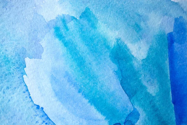 Kağıt dokusunda mavi suluboya, arkaplan tasarımı, elle boyanmış element