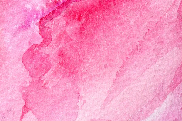Textura Abstrata Escova Tinta Arte Fundo Rosa Vermelho Magenta Aquarel — Fotografia de Stock