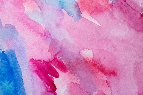 Kağıt dokusunda farklı katmanlara sahip soyut suluboya arkaplan, pembe mavi sanat