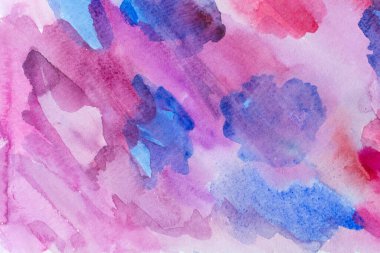 Suluboya sanat arka planı, renkli desenli, çok renkli, soyut dekoratif parlak duvar kağıdı. Kağıt yapısı.