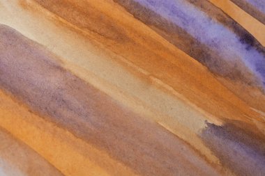 Soyut suluboya resim arka planı, doku arkaplanı. Dekoratif kahverengi duvar kağıdı. Koyu kağıdın yapısı.