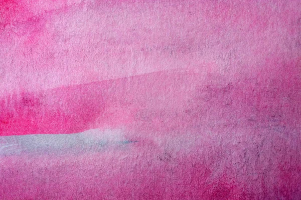 Textura Papel Magenta Fondo Rosa Acuarela Salpicadura Dibujado Mano — Foto de Stock