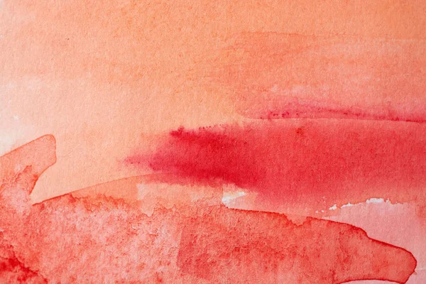 Abstrakte Textur Pinsel Tusche Kunst Hintergrund Rot Aquarell Spritzer Handgezeichnete — Stockfoto