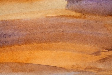 Soyut suluboya resim arka planı, doku arkaplanı. Dekoratif kahverengi duvar kağıdı. Koyu kağıdın yapısı.