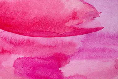 Magenta Kağıt Doku. Arka plan, pembe suluboya el çizimi