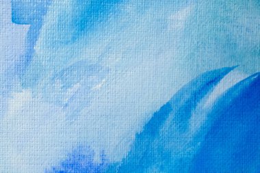 Kağıt dokusunda mavi suluboya, arkaplan tasarımı, elle boyanmış element