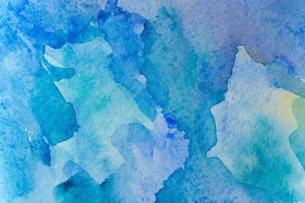 Kağıt dokusunda mavi suluboya, arkaplan tasarımı, elle boyanmış element